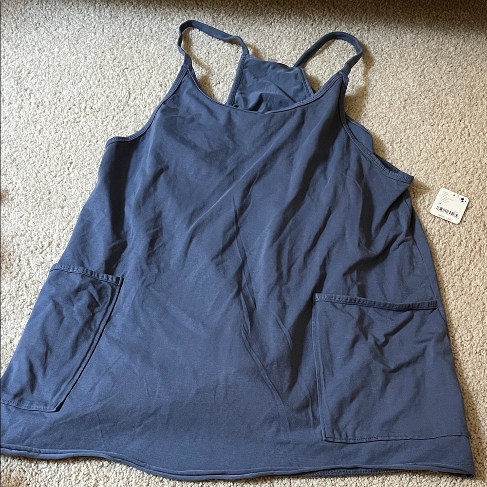 Elegant Blue Mini Dress